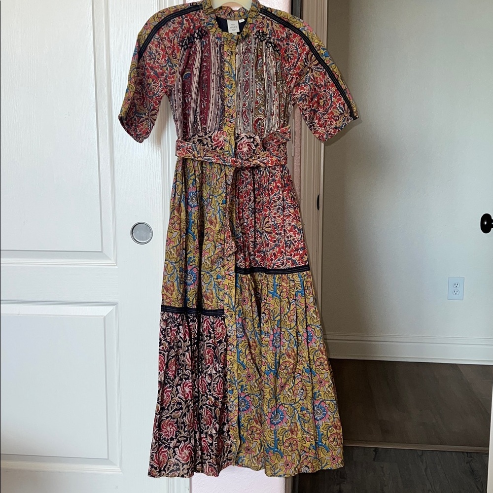 Anthropologie Colorful Patterned Dress